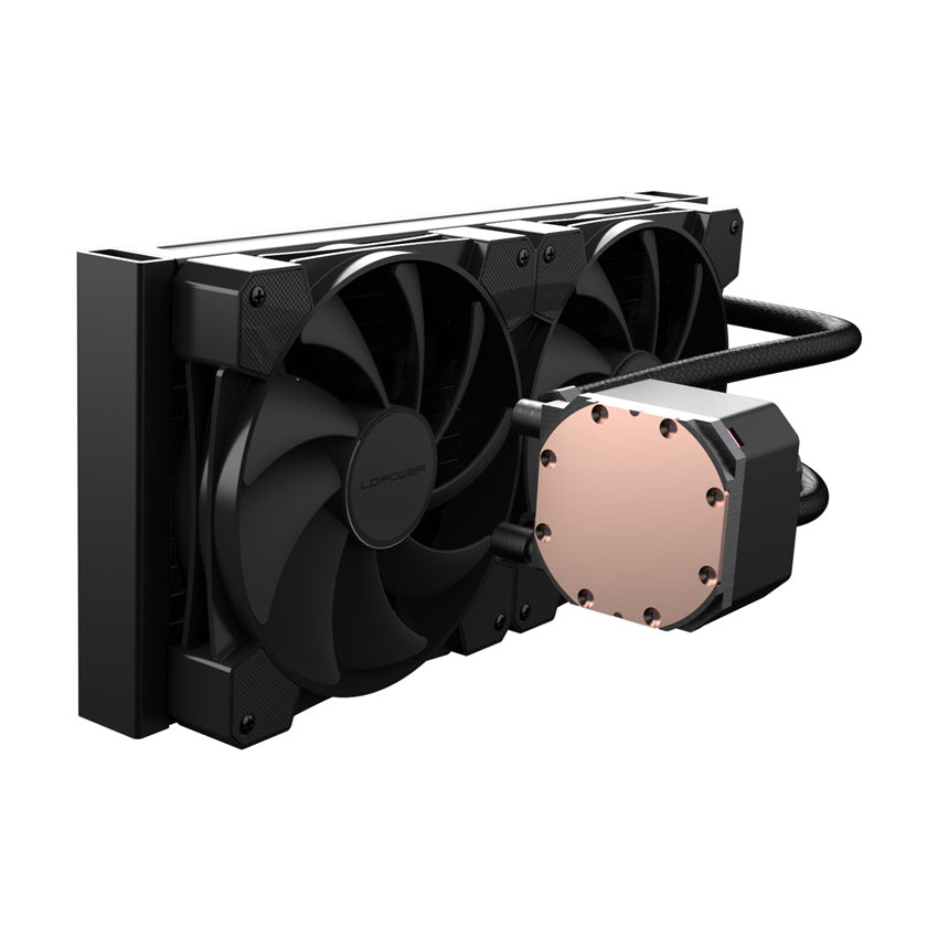 LC-Power LC-CC-280-B JetFlow | 280mm AiO CPU-Wasserkühlung | 2x 140mm | FDB-Lager | Keramikpumpe | 280W TDP