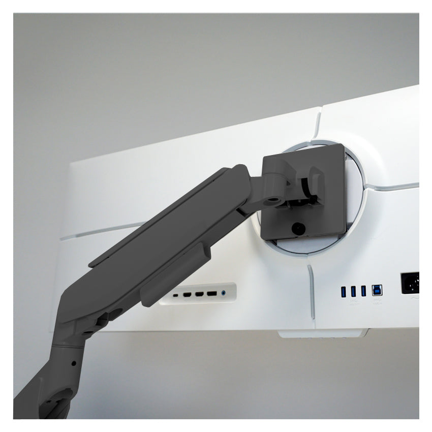 LC-Power LC-EQ-A49B FLEXX | Monitorarm | Für Monitore bis 49″ | Bis 20 kg | 360°-Rotation | Schwarz