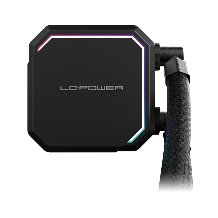 LC-Power LC-CC-240-B-ARGB JetFlow | 240mm AiO CPU-Wasserkühlung | 2x 120mm | FDB-Lager | Keramikpumpe | 250W TDP | ARGB