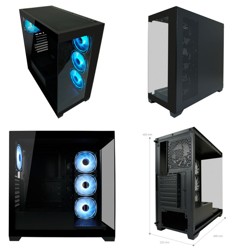 ezyPC Gaming PC Ryzen 5 7500F mit Palit RTX5060 Infinity 3 OC 8GB