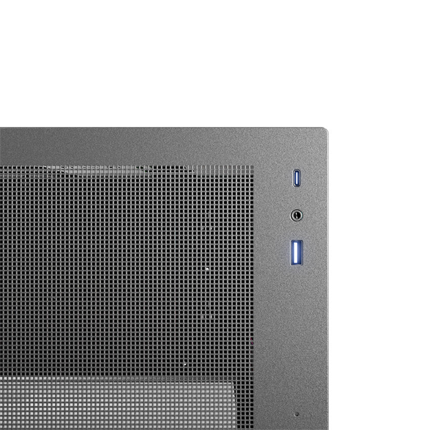 LC-Power LC-717B-ON | Midi-Tower Gaming-Gehäuse | 3x ARGB-Lüfter | Hartglas-Seitenteil | USB-C | ATX/mATX/Mini-ITX | Schwarz