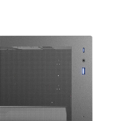 LC-Power LC-717B-ON | Midi-Tower Gaming-Gehäuse | 3x ARGB-Lüfter | Hartglas-Seitenteil | USB-C | ATX/mATX/Mini-ITX | Schwarz