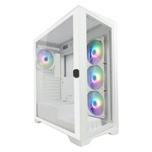 LC-Power LC-806W-ON | Midi-Tower Gaming Case | 4x ARGB Fans | ATX/mATX/Mini-ITX | USB-C | White