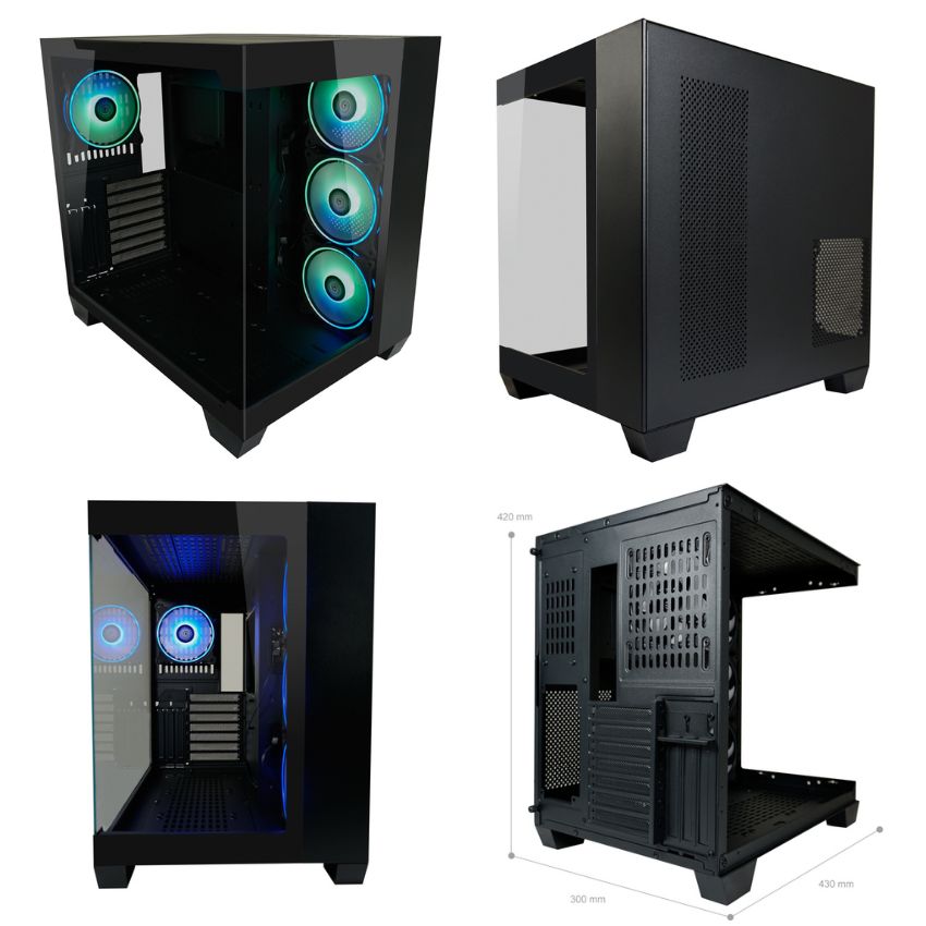 ezyPC Gaming PC Ryzen 5 7500F mit Palit RTX5060 Infinity 3 OC 8GB
