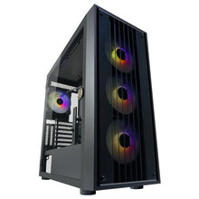 LC-Power LC-810B-ON | Midi-Tower Gaming-Gehäuse | 4x ARGB-Lüfter | E-ATX/ATX/mATX/Mini-ITX | USB-C 3.2 Gen. 2×2 | Mesh-Front | Schwarz