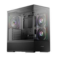 LC-Power LC-812B-ON | Midi-ATX Tower Gaming PC Case | BTF Compatible | 190 mm CPU Cooler Height | 3 Fans | USB-C | Black