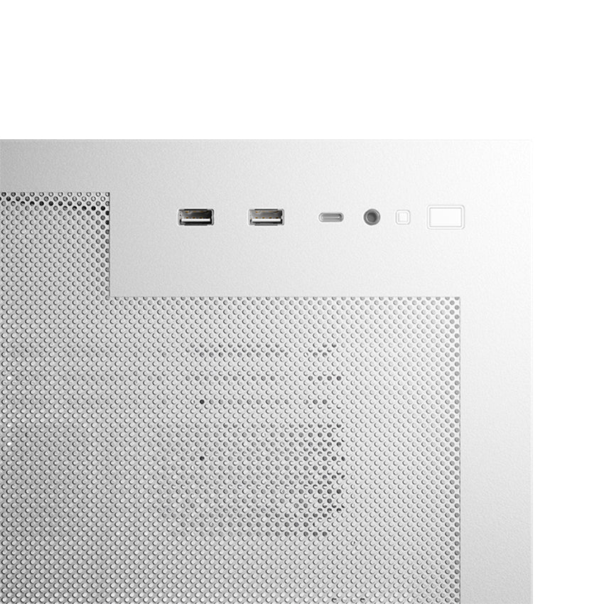 LC-Power LC-812W-ON | Midi-ATX Tower Gaming Case | BTF Compatible | 190mm CPU Cooler Height | 3 Fans | USB-C | White
