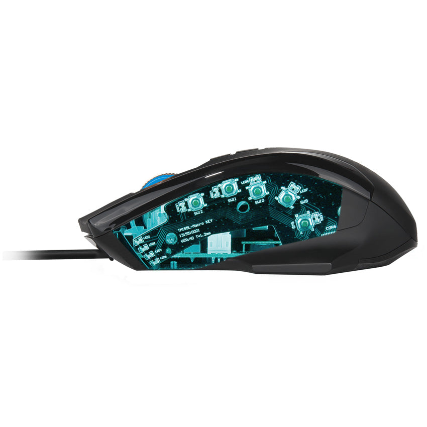 All Royals AR-M1 | Gaming Mouse | 10,800 dpi/cpi | 12 Programmable Buttons | RGB | Adjustable Weight