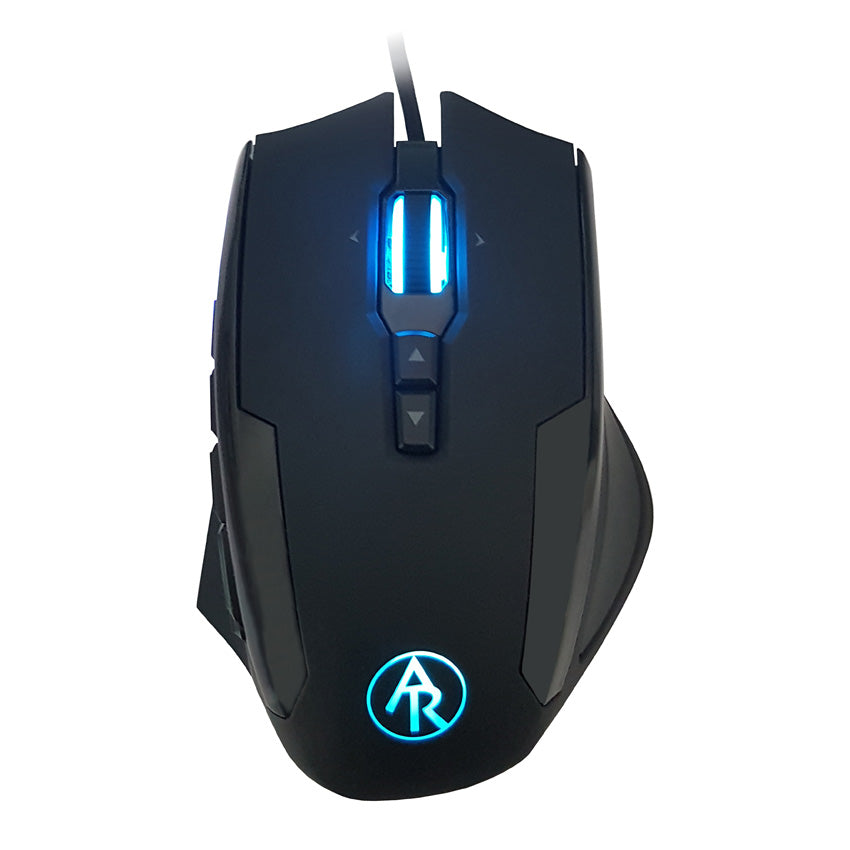 All Royals AR-M1 | Gaming Mouse | 10,800 dpi/cpi | 12 Programmable Buttons | RGB | Adjustable Weight