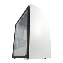 LC-Power LC-713W-ON | Midi-Tower Gaming Case | Tempered Glass Side Panel | USB-C | ATX/mATX/Mini-ITX | White