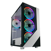 LC-Power LC-803W-ON | Midi-Tower Gaming Case | 4x 140mm ARGB Fans | ATX/mATX/Mini-ITX | White