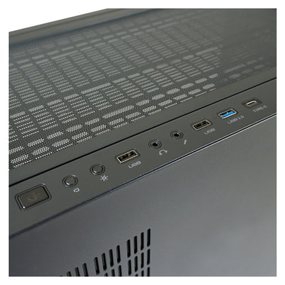 LC-Power LC-808B-ON | Midi-Tower Gaming-Gehäuse | 4x ARGB-Lüfter | E-ATX/ATX/mATX/Mini-ITX | 6 Laufwerksplätze | Schwarz
