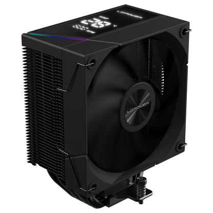 LC-Power LC-CC-120-DB6 DIGI | 120mm | 6x Kupfer-Heatpipes | LCD-Display | Temp- & Drehzahlanzeige | 230W TDP