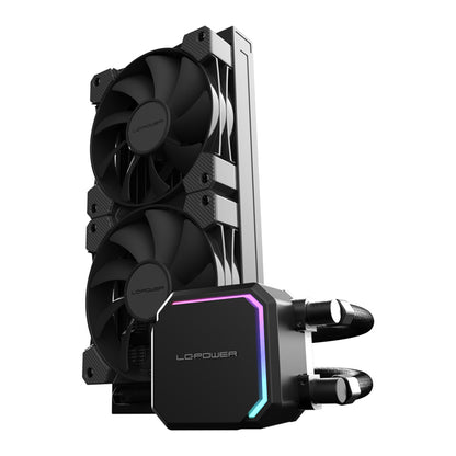 LC-Power LC-CC-240-B JetFlow | 240mm AiO CPU-Wasserkühlung | 2x 120mm | FDB-Lager | Keramikpumpe | 250W TDP