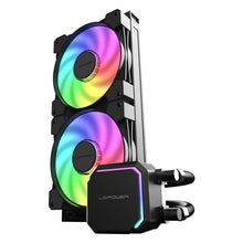 LC-Power LC-CC-280-B-ARGB JetFlow | 280mm AiO CPU Water Cooling | 2x 140mm | FDB Bearing | Ceramic Pump | 280W TDP | ARGB