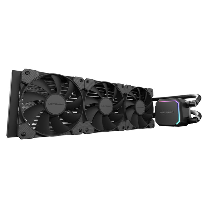LC-Power LC-CC-360-B JetFlow | 360mm AiO CPU-Wasserkühlung | 3x 120mm | FDB-Lager | Keramikpumpe | 300W TDP