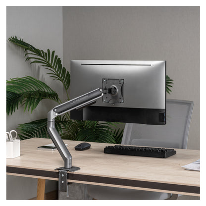 LC-Power LC-EQ-A32W FLEXX | Monitorarm | Für Monitore bis 32″ | 360°-Rotation | Pivot-Funktion | Weiß