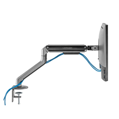 LC-Power LC-EQ-A32W FLEXX | Monitorarm | Für Monitore bis 32″ | 360°-Rotation | Pivot-Funktion | Weiß