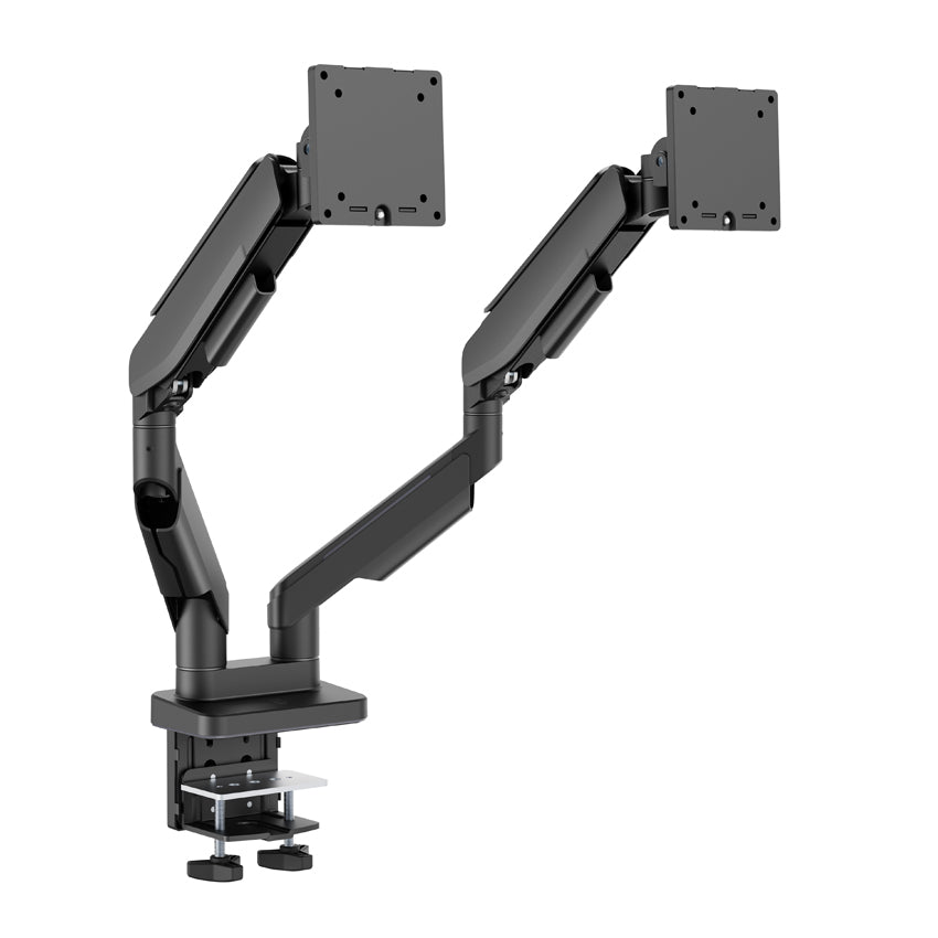 LC-Power LC-EQ-A34B-D FLEXX | Dual Monitor Arm | 2× up to 34″ | 2× up to 20 kg | Independent Positioning | Black