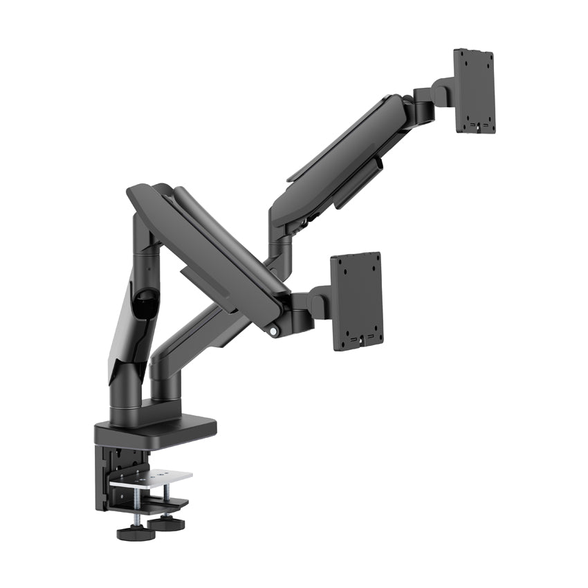 LC-Power LC-EQ-A34B-D FLEXX | Dual Monitor Arm | 2× up to 34″ | 2× up to 20 kg | Independent Positioning | Black