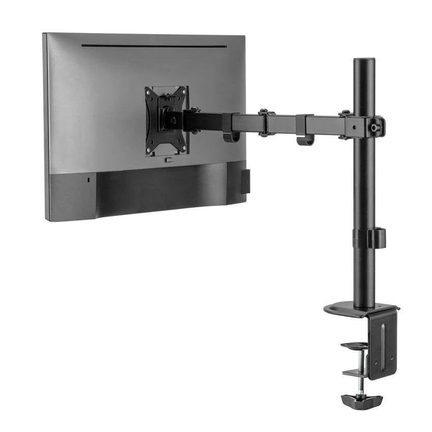 LC-Power LC-EQE-A32B | Monitorarm | Für Monitore bis 32″ | Neigung ±85° | Pivot-Funktion | Schwarz