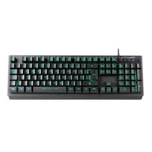 LC-Power LC-KEY-4B-LED | Illuminated USB Keyboard | 7 Color Options | Anti-Ghosting | N-Key Rollover | QWERTZ