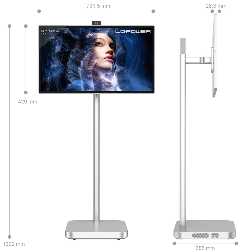LC-Power LC-M32S4K | 31.5" | 4K Ultra HD | Touch Display | Android 13