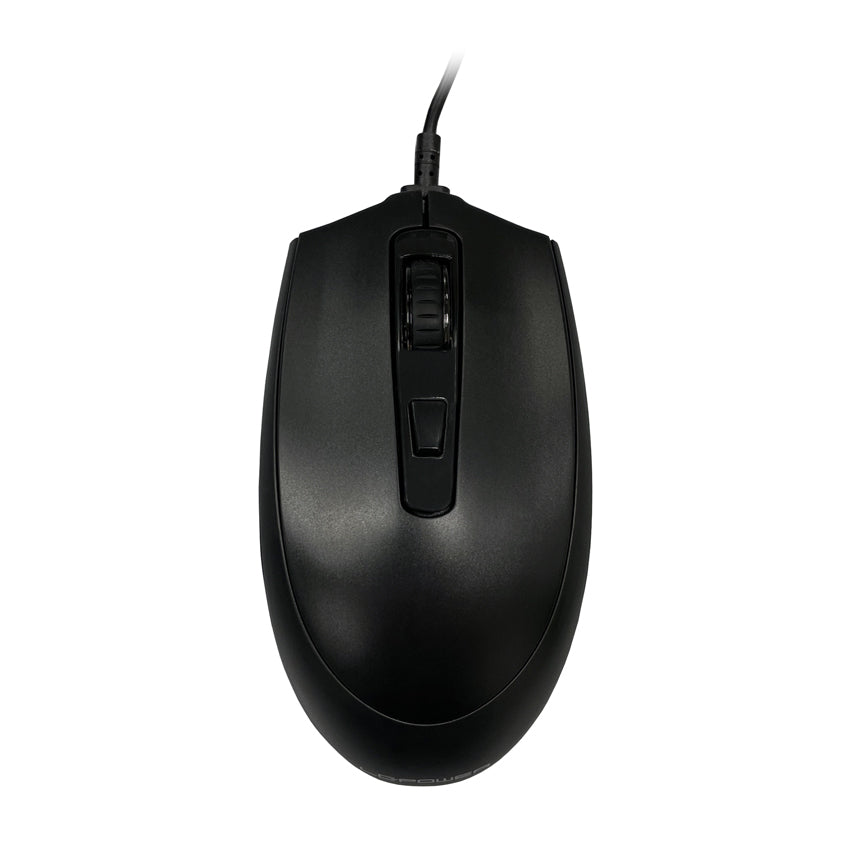LC-Power LC-M721B | Optische USB-Maus | Bis zu 2400 dpi/cpi | 4 Tasten | Plug'n'Play
