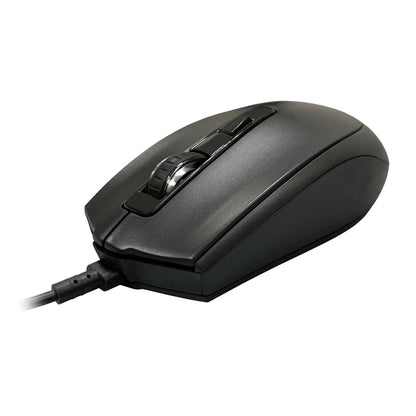 LC-Power LC-M721B | Optische USB-Maus | Bis zu 2400 dpi/cpi | 4 Tasten | Plug'n'Play