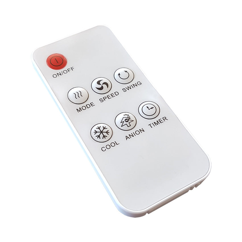 OZEANOS OT-EC-65 | Mobiler Verdunstungskühler | 65 W | 3,5 l Wassertank | 3 Windarten | Timer | Ionisator | Fernbedienung | B-Ware