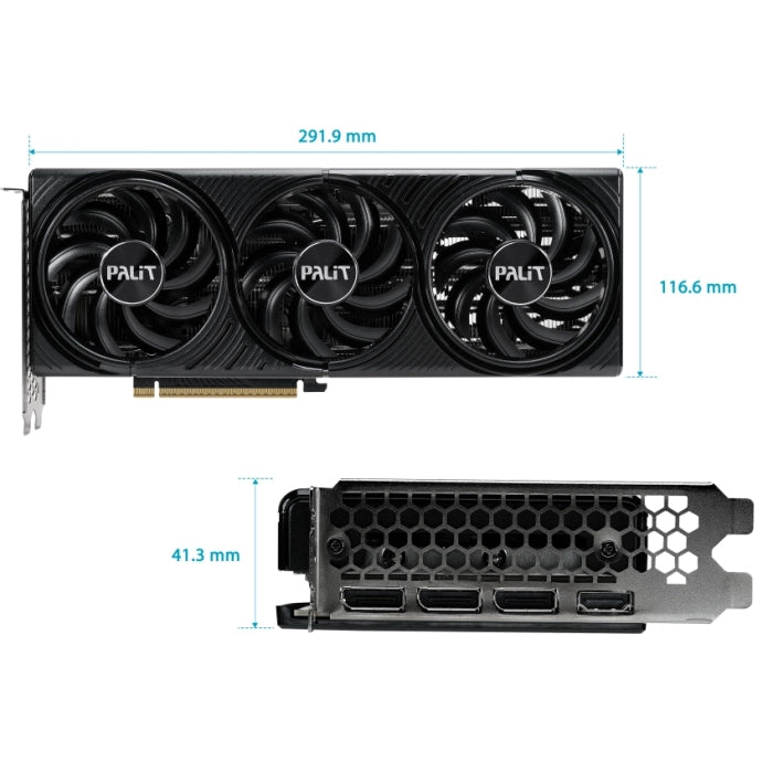 Palit GeForce RTX™ 5070 Infinity 3 | 12GB GDDR7 | NVIDIA Blackwell | DLSS 4 Multi-Frame Generation | PCIe 5.0 | 4K/8K Gaming | SFF-Format