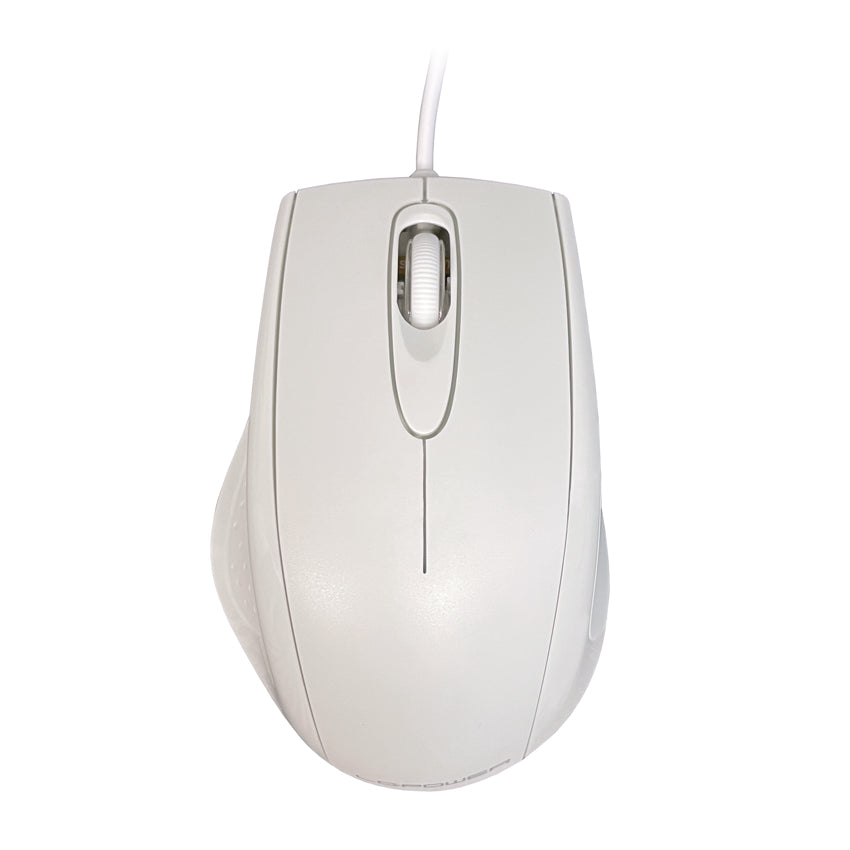 LC-Power LC-M710W | Optische USB-Maus | 800 dpi/cpi | 3 Tasten | Plug'n'Play | Weiß