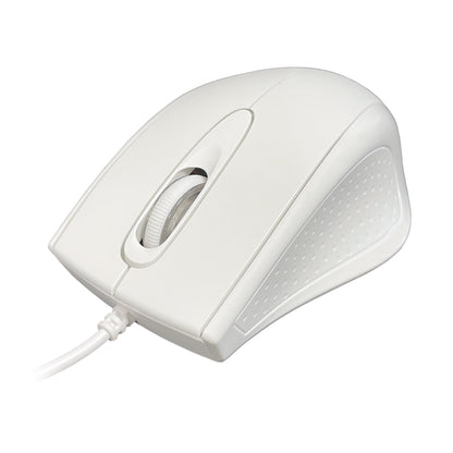 LC-Power LC-M710W | Optische USB-Maus | 800 dpi/cpi | 3 Tasten | Plug'n'Play | Weiß