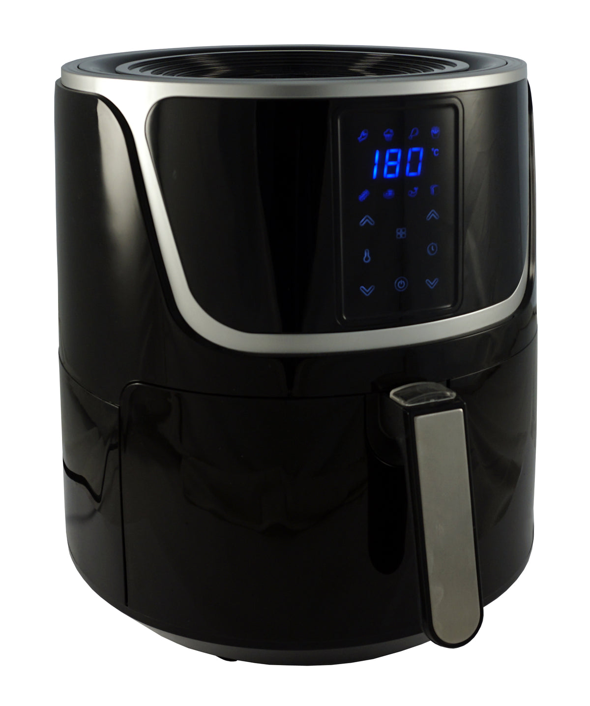 Vecatech VC-AF-55B-DIGITAL | Digital Air Fryer | 5.5 L | 1500 W | Touch Panel