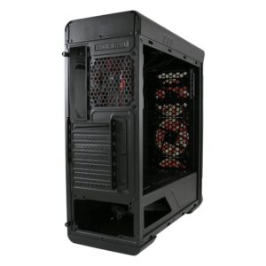 ATX Gaming Midi-Tower PC-Gehaeuse Red Typhoon