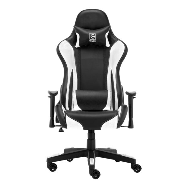 Ergonomischer Gaming Stuhl schwarz/weiss 600BW