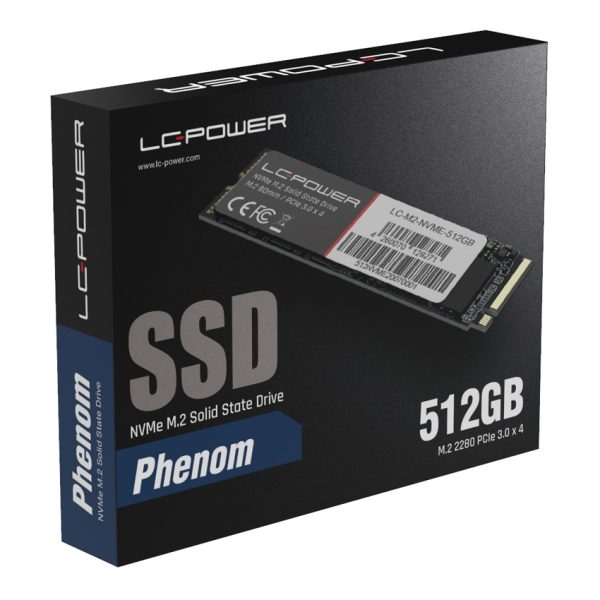 LC-Power M2 NVME 512GB SSD Festplatte Phenom-Series