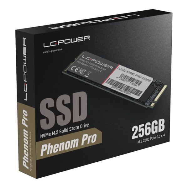 LC-Power M2 NVME 256GB SSD Festplatte Phenom-Pro-Series
