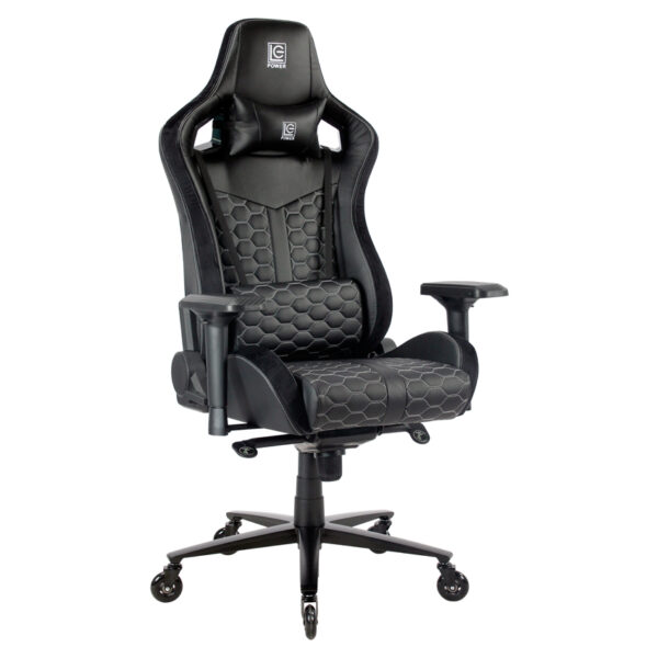 Ergonomischer Gaming Stuhl schwarz 801BW