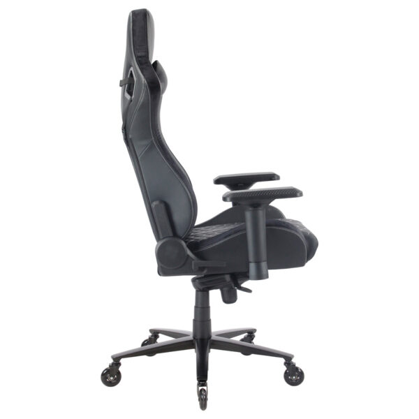 Ergonomischer Gaming Stuhl schwarz 801BW