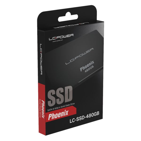 LC-Power 2,5 Zoll 480GB SSD Festplatte Phoenix-Series