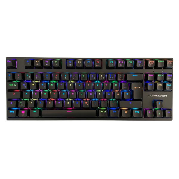 mechanische TKL Gaming Tastatur QWERTZ RGB-Beleuchtung